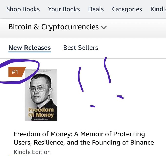 itoloGodwin's tweet photo. CZ shares a picture he got from a friend.

What do you think about his new book?

@cz_binance https://t.co/q2K1IqaSNI