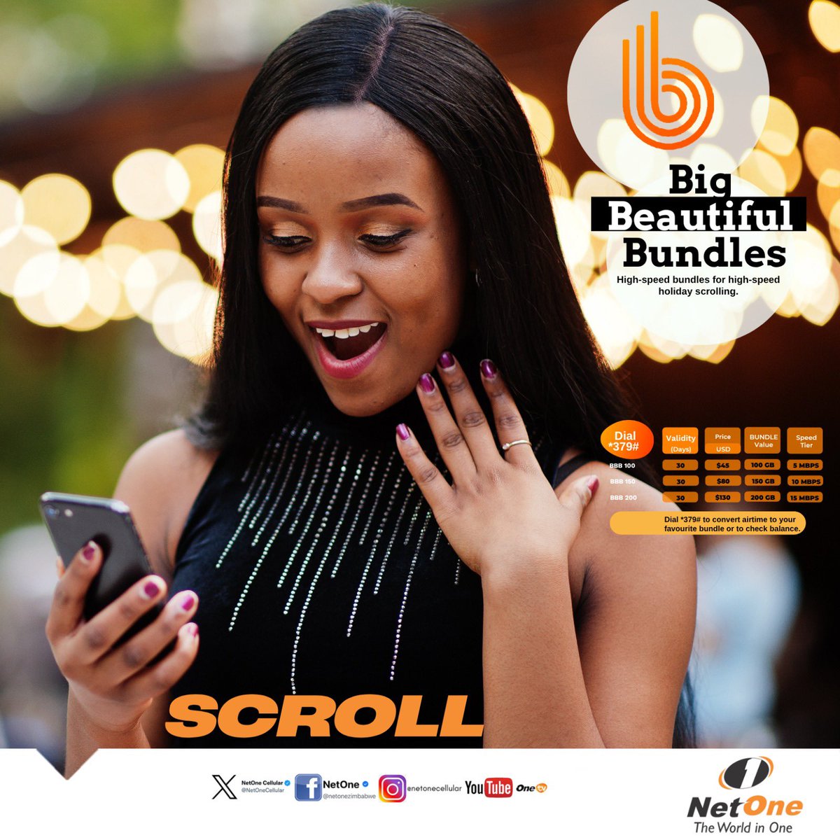 NetOneCellular's tweet photo. This Easter, stay connected to every moment โจ
Enjoy seamless browsing and high-speed holiday scrolling with Big Beautiful Bundles.
Dial *379# to buy your bundle and experience more this season.
#YourDigitalSolutionsNetwork https://t.co/bPXq9Dzph3