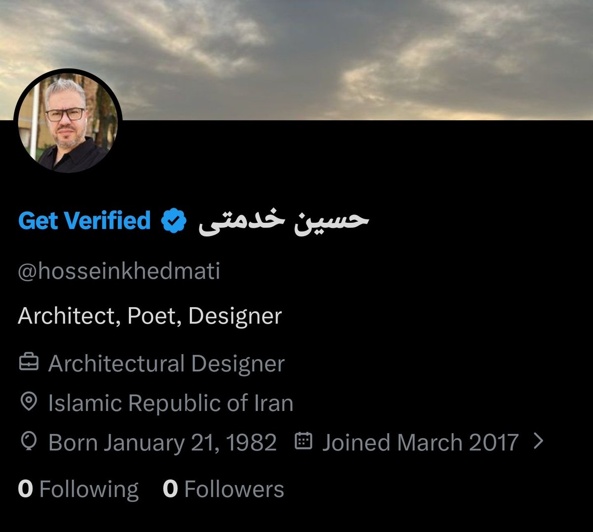 حسین خدمتی tweet media