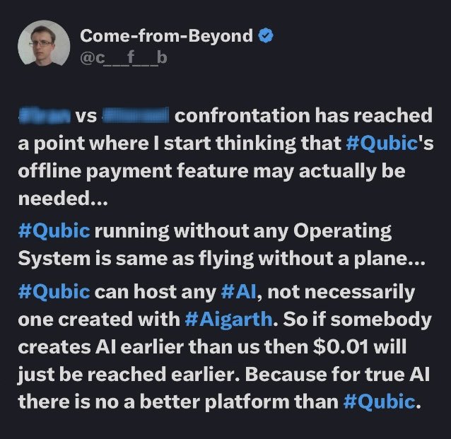 ShibianaBones's tweet image. $QUBIC stands out because it takes a very different approach compared to most #blockchains:
- Feeless transactions
- Useful Proof of Work
- High scalability

#QUBIC combines zero fees, real utility &amp;amp; high performance, making it fundamentally different from most #crypto projects.