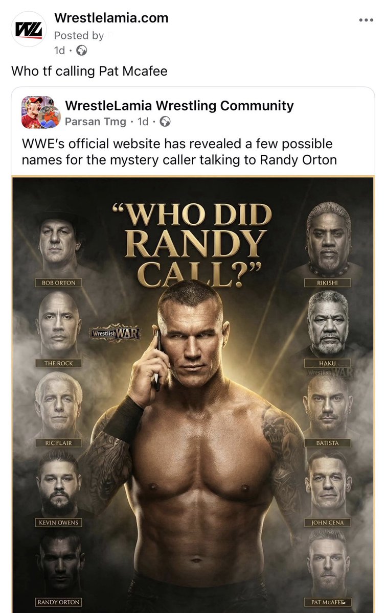 Wrestlelamia.com tweet media