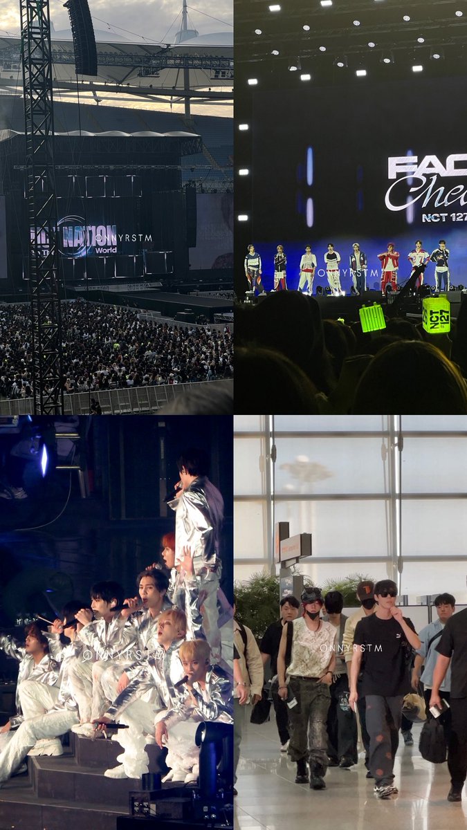 bubumilkeu's tweet photo. i keep recalling things i actually did:

nct nation
comeback fact check
the unity seoul

영원히 사랑한다 우리칠 엔시티 전체도 🤍🥹 https://t.co/vbaFvt7h1b