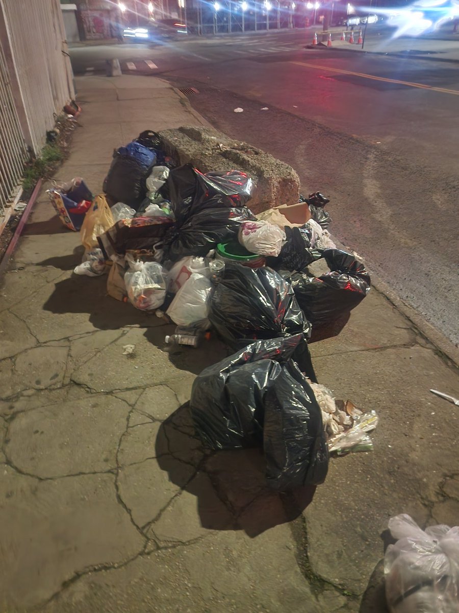 NittyRegulator's tweet photo. This is a on going nuisance @NYCSanitation. Lenox rd between Remsen ave and E 57th st Brooklyn. A camera needs to setup so y'all can catch who keeps doing these dumpouts‼️ https://t.co/S19vt5tlQP