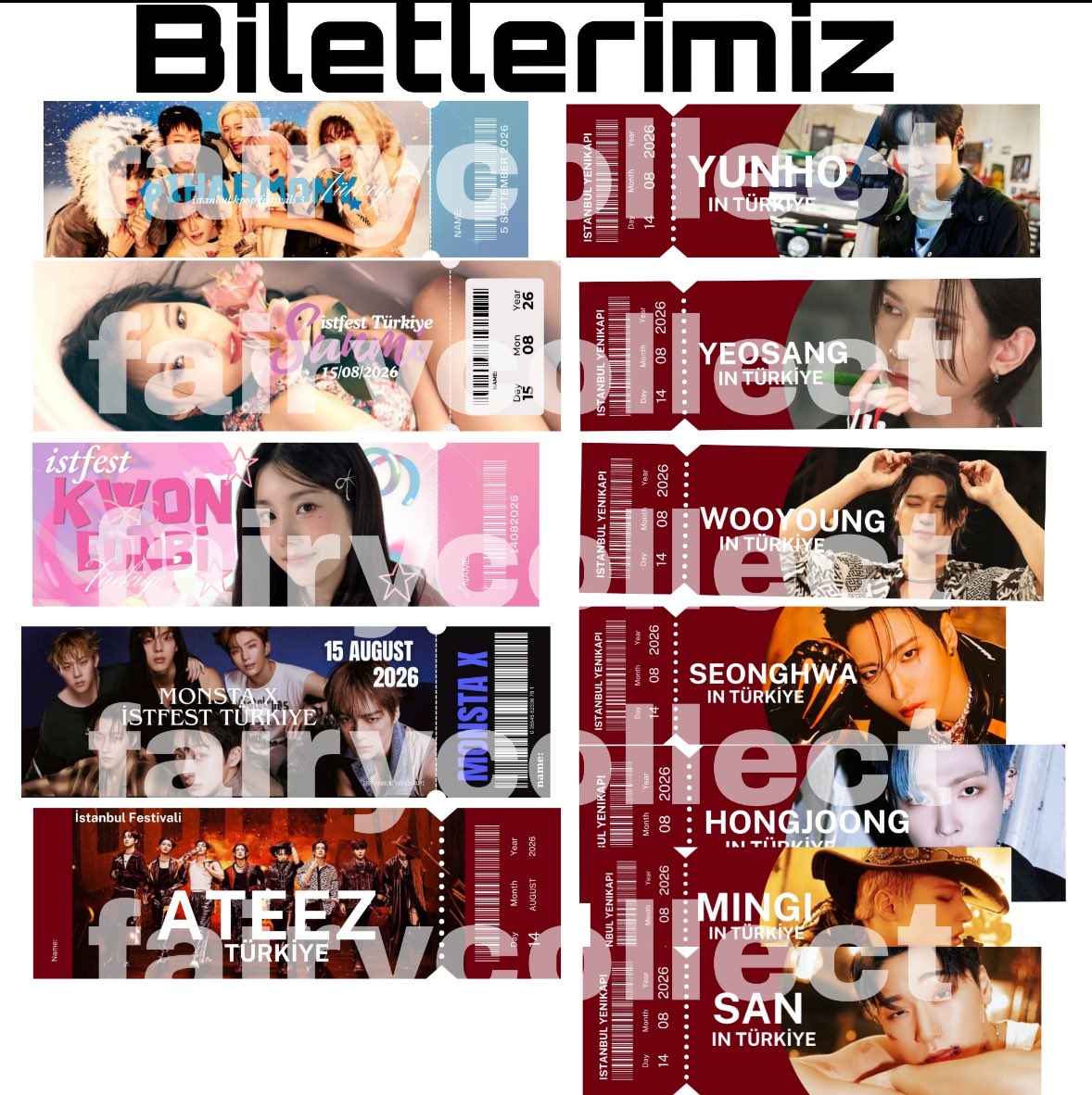 merkür | ATEEZ VİP BİLET ALDIM tweet media