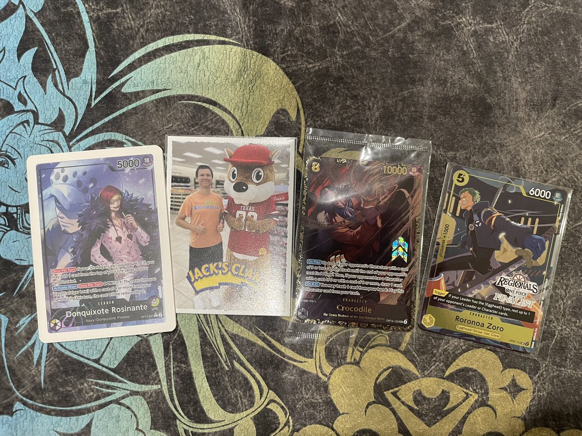 XelVyxus's tweet photo. Won Store CS in the chud format 😊

Yoinked @YonasOPTCG list except I bozomaxxed and added a slow slow back in.

Always grateful to Dad Wins and D1 Yappers. Especially to @Phi9877 for always reminding me I'm an idiot and to think. https://t.co/YoaAsacxTt