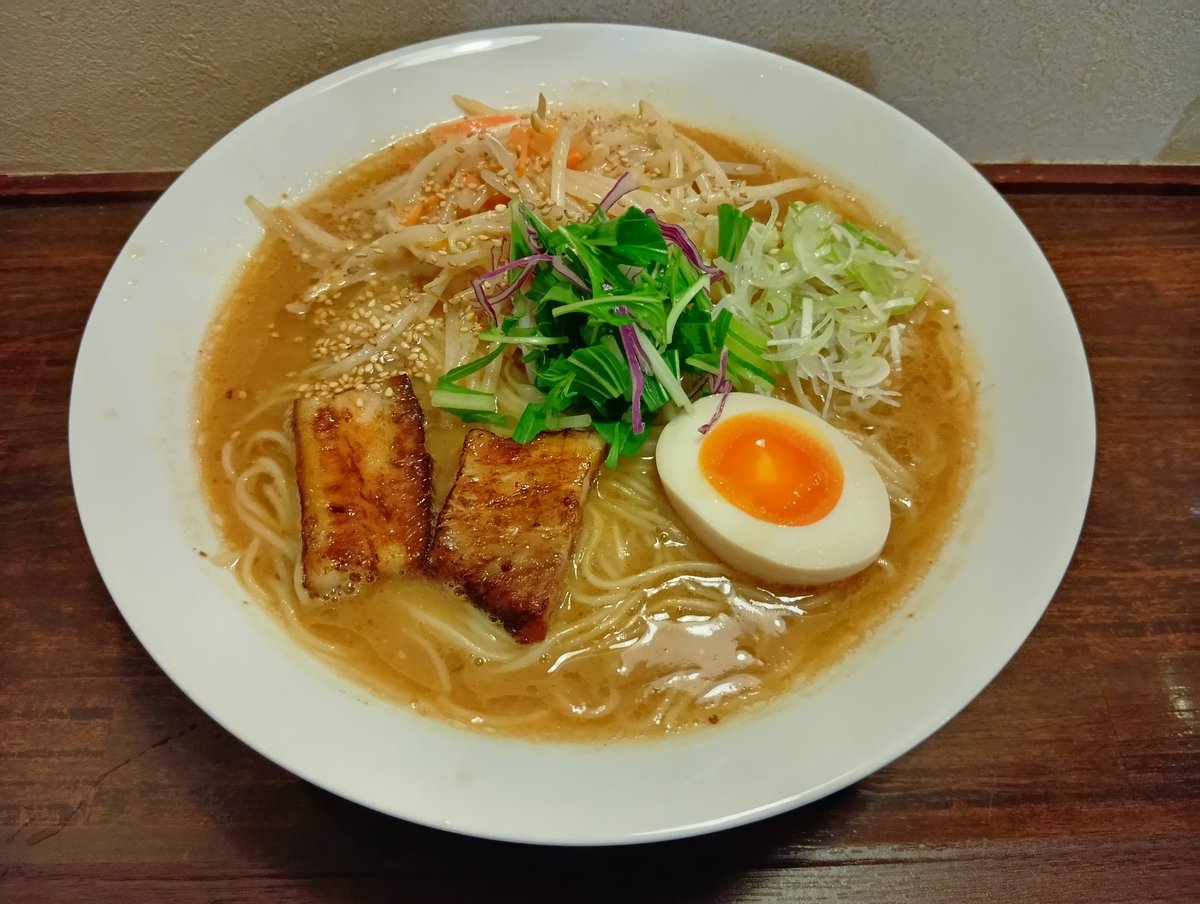 麺屋 一徳
徳島県徳島市安宅
味噌󠄀ラーメン 大大
＃ラーメン
＃中華そば

期間限定メニュー