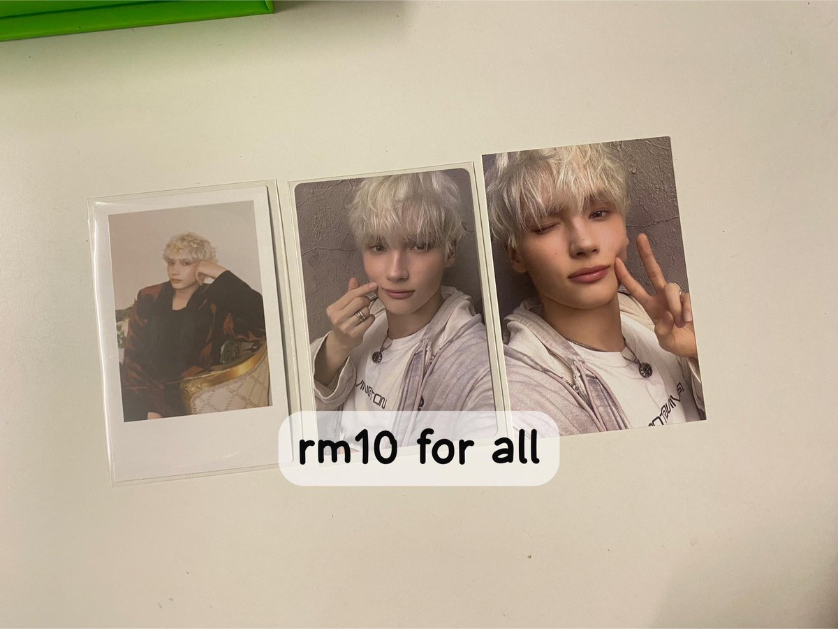 wts txt soobin hueningkai photocard

✩ price refer pic (exc postage) 
✩ can meet up at txt cse

dm if interested

#pasartxt #pasartxtmy