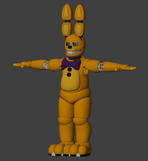 I installed an internal endoscope; I'll try to install a more professional rig. It's all new to me, so it will take some time.
#FNAF #3dartwork #fnafanart #fnaftwt