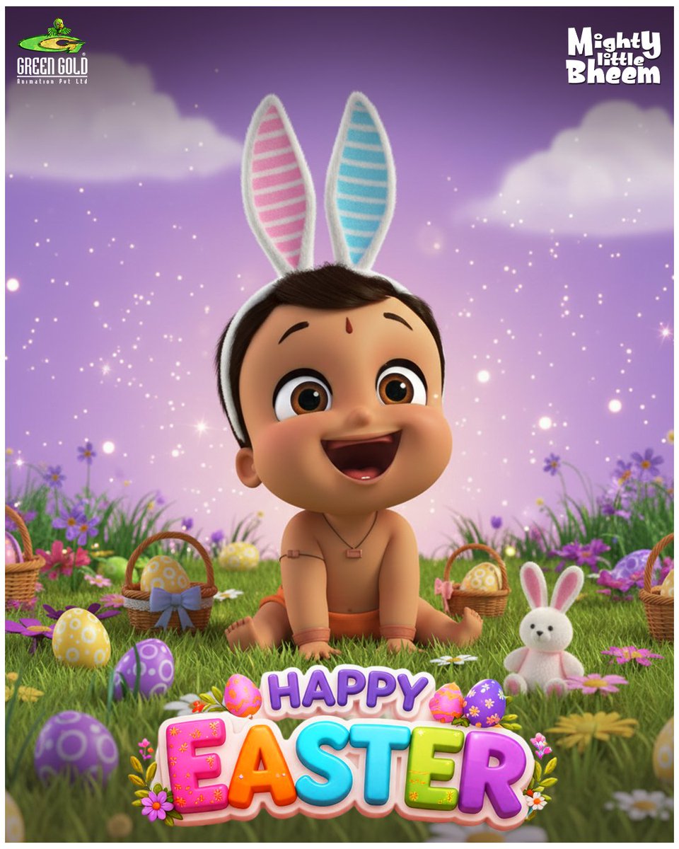 Today feels like a basket full of yay! Hop in, hunt fun, and share sweet smiles... Happy Easter..!!😊

#HappyEaster #Easter2026 #EasterVibes #EasterCelebration #EasterSunday #EasterJoy #EasterEggs #SpringVibes #EasterFun #EasterBlessings #MightyLittleBheem #GreenGold