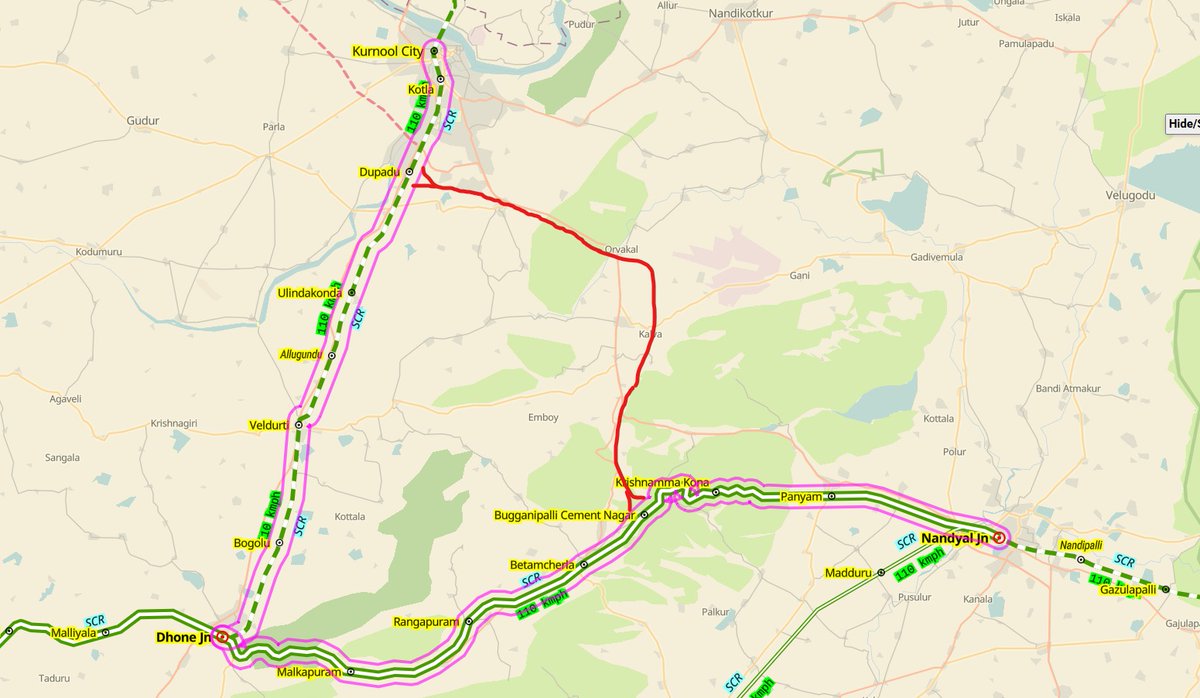 Kurnool Nandyal Railway Line tweet media