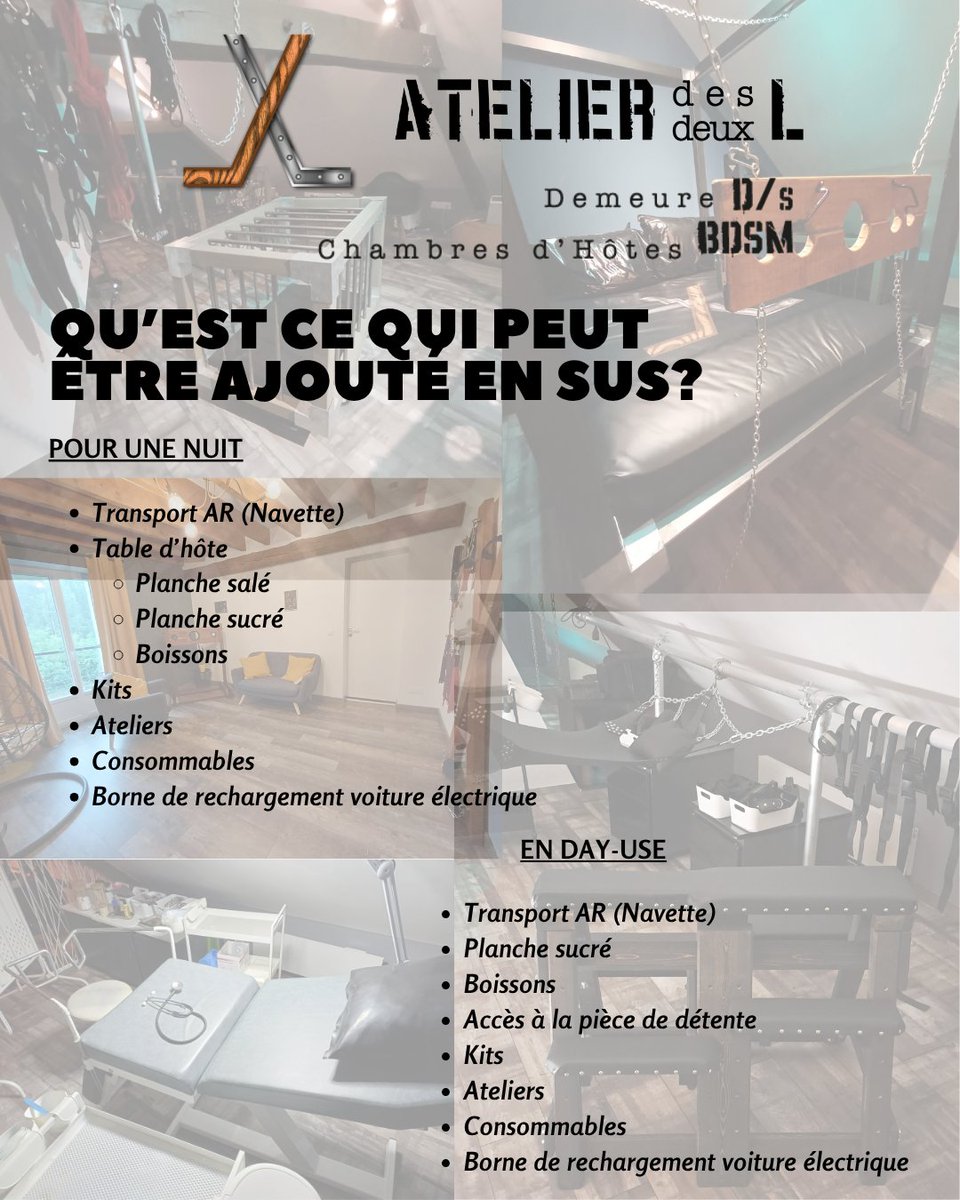 Atelier des 2L - Donjon BDSM tweet media