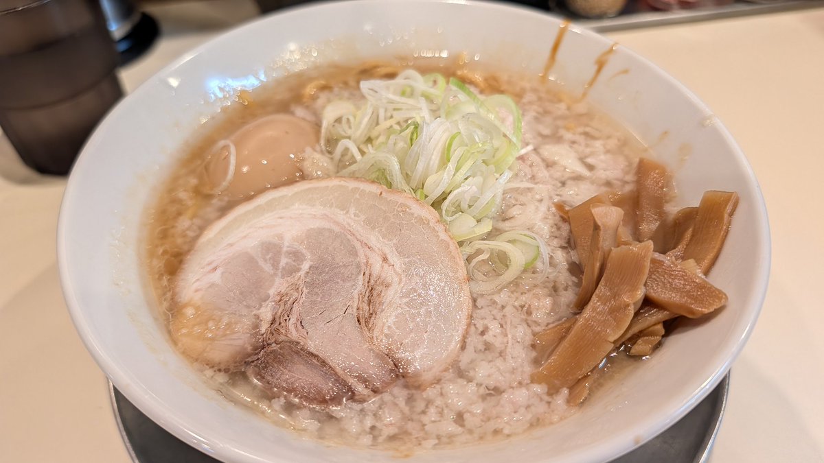環七ラーメンてらっちょ😍背脂多めのうーん🤔美味い🤤

#ラーメン
#てらっちょ