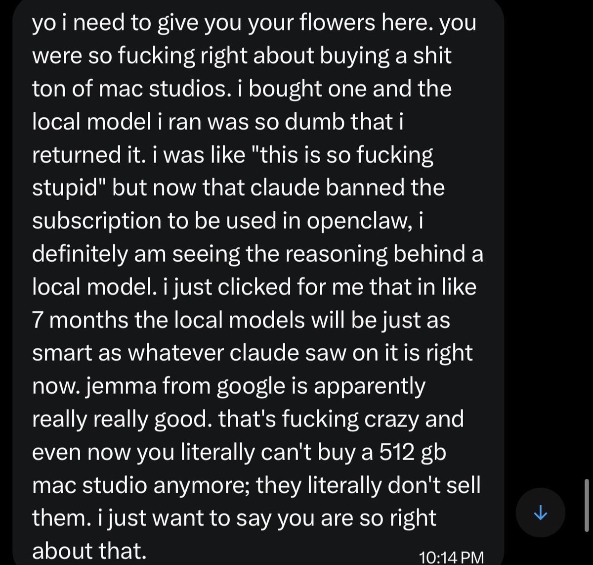 Alex Finn tweet media