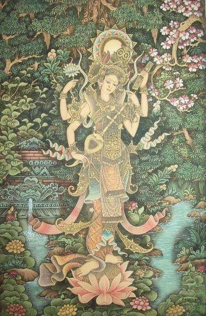 supermoongirl9's tweet image. it's saraswati day in bali today. we celebrate the goddess of knowledge, arts and sciences, wisdom, speech, inspiration. everything that makes it possible to be smarter, to express ourselves, to create beautiful works, to understand the world better. thank you saraswati 🪷