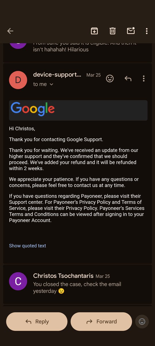 Christos Tsohantaris tweet media