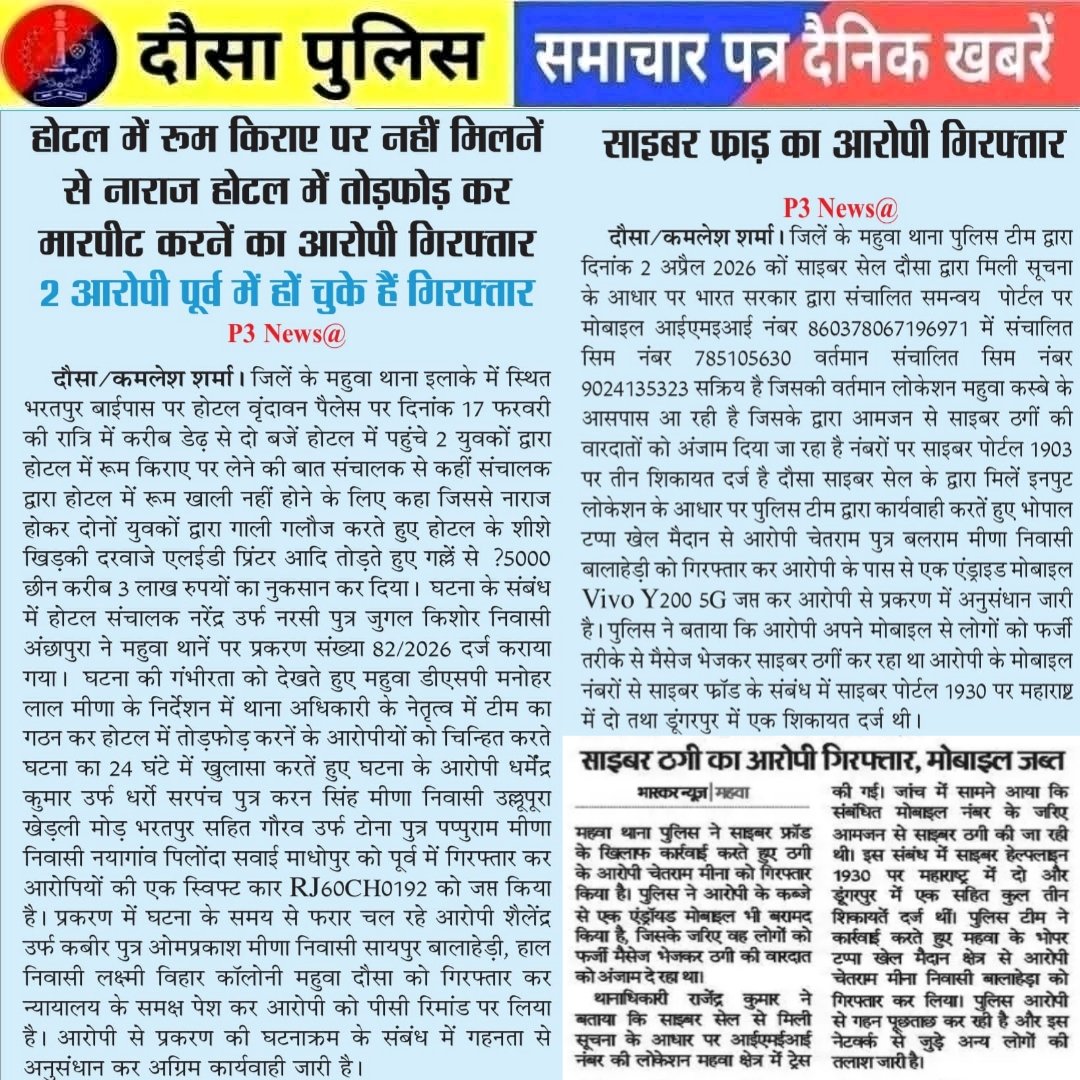 Dausa Police tweet media