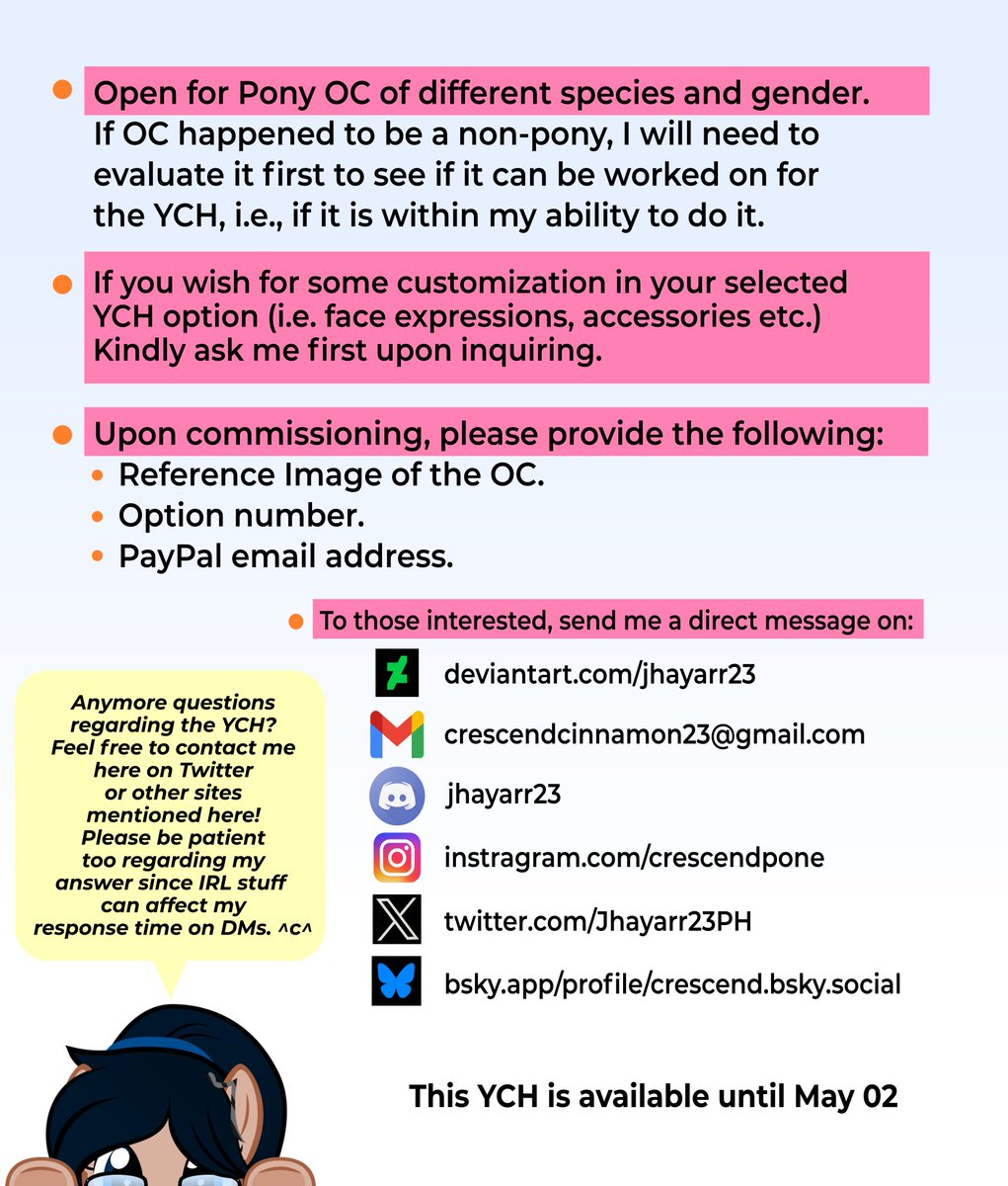 Crescend Cinnamon | YCH is ongoing tweet media