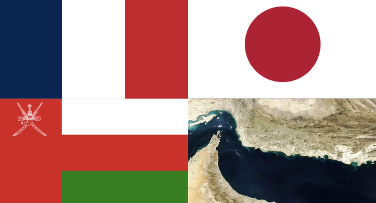 🇯🇵🇫🇷🇴🇲 Japan, France &amp; Oman ships cross Hormuz for the first time since Iran war started.

Details:

1. Multiple vessels linked to Japan, France, and Oman have successfully transited the Strait of Hormuz after weeks of disruption.