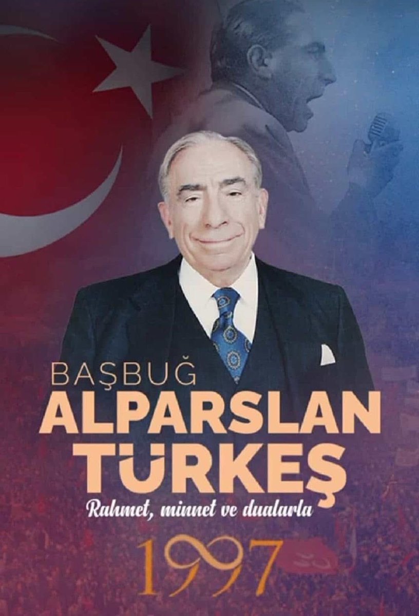 leventyldrm06's tweet photo. Milliyetçi Hareket Partisi kurucu Genel Başkanı ve Devlet adamı merhum Başbuğ Alparslan Türkeş’i vefatının sene-i devriyesinde saygı ve rahmetle anıyorum.

Ruhu şad, mekanı cennet olsun.

#AlparslanTürkeş
@MHP_Bilgi 
@MhpAnkara06 https://t.co/QgVEPXzoSQ