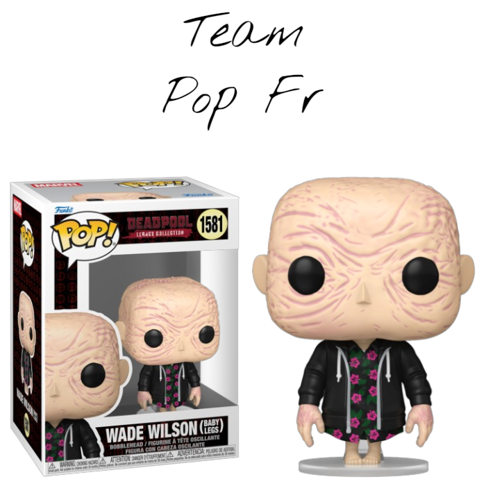 TeamPopFr's tweet image. Cette figurine Funko Pop représente Wade Wilson dans sa version culte “Baby Legs”, directement inspirée de l’univers Deadpool.

👉 Disponible sur Team Pop Fr : team-pop.fr/funko-pop-dead…

#FunkoPop #WadeWilson #PopVinyl #Marvel #FunkoPops #Deadpool #Figurines