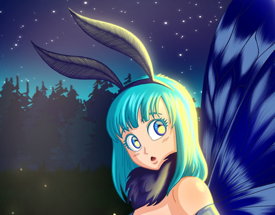 GinraStandsBy's tweet photo. #DragonBall #Bulma #MothSuit
Detail check!😙🔍Really proud of the lighting and the texture work on these wings!🦋 Did my best to give them a distinctive moth (not butterfly!) look! It took a while to find the right brush and train my hand for the smudges, but I like the result🙂 https://t.co/OyQkw4VVwI