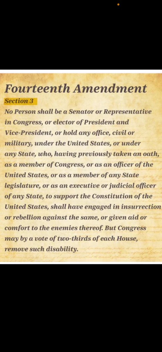 Ingridebap's tweet image. True that &amp;amp; I’m still baffled that he challenged the #14thAmendment birthright with an EO &amp;amp; violates due process but we keep ignoring &amp;amp; allowing the undermining of #14thAmendmentSec3 which can disqualify &amp;amp; remove all those who incited &amp;amp; engaged in the #January6thInsurrection