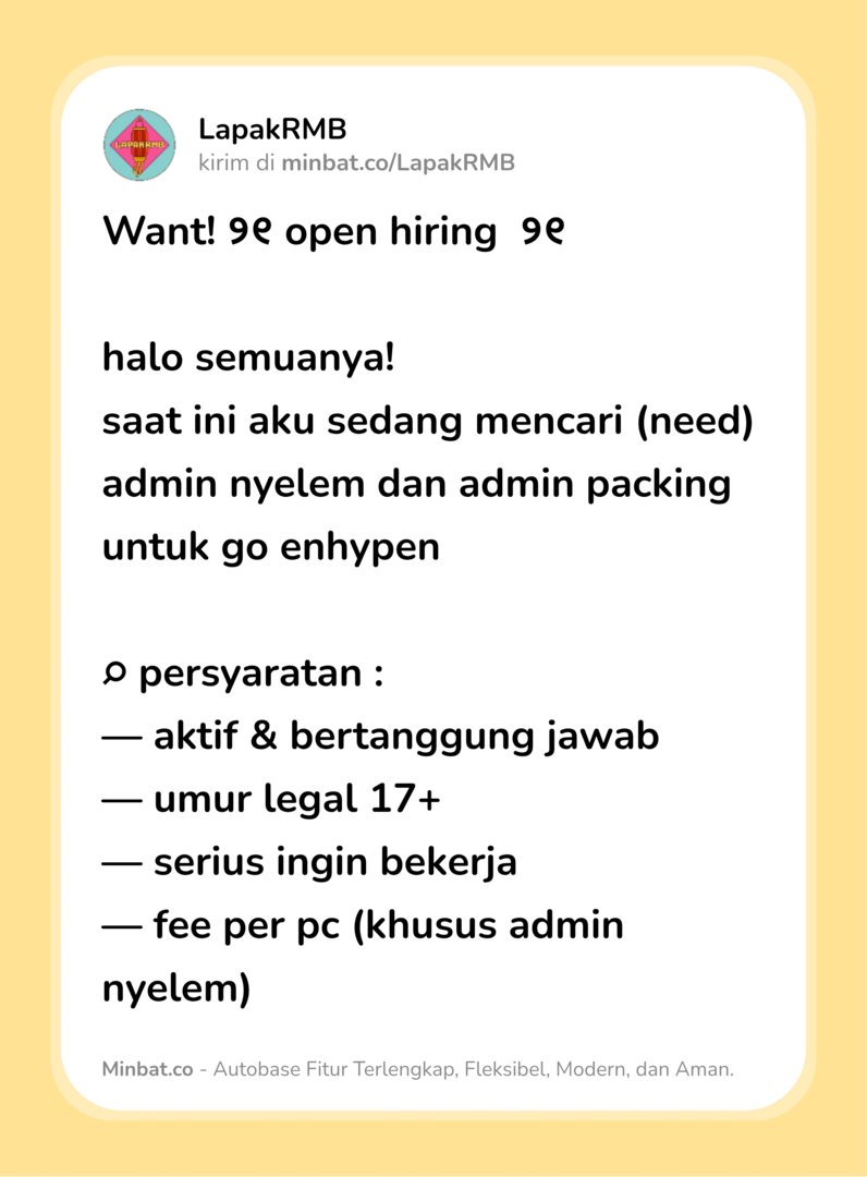 Lapak Jajan 🇨🇳 tweet media