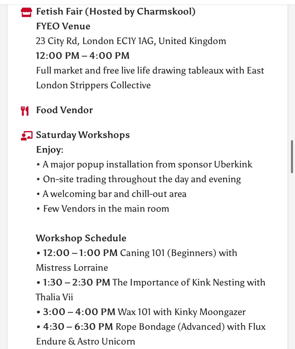 Fetish Weekend London tweet media