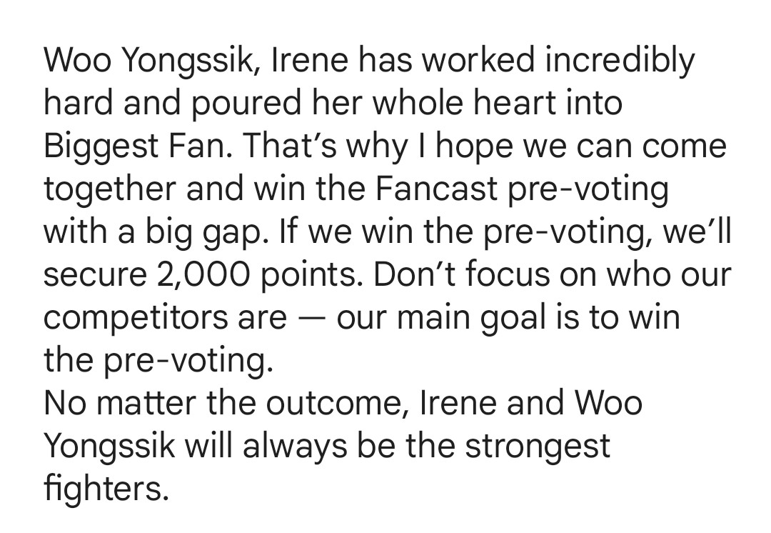 beombae329's tweet photo. Let’s do our best for Irene ⚡🩷 https://t.co/linJZg8Az7