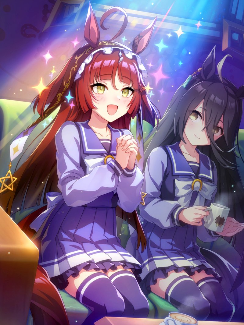 lirical_lily's tweet image. happy birthday to mejiro bright, dantsu flame and red desire!