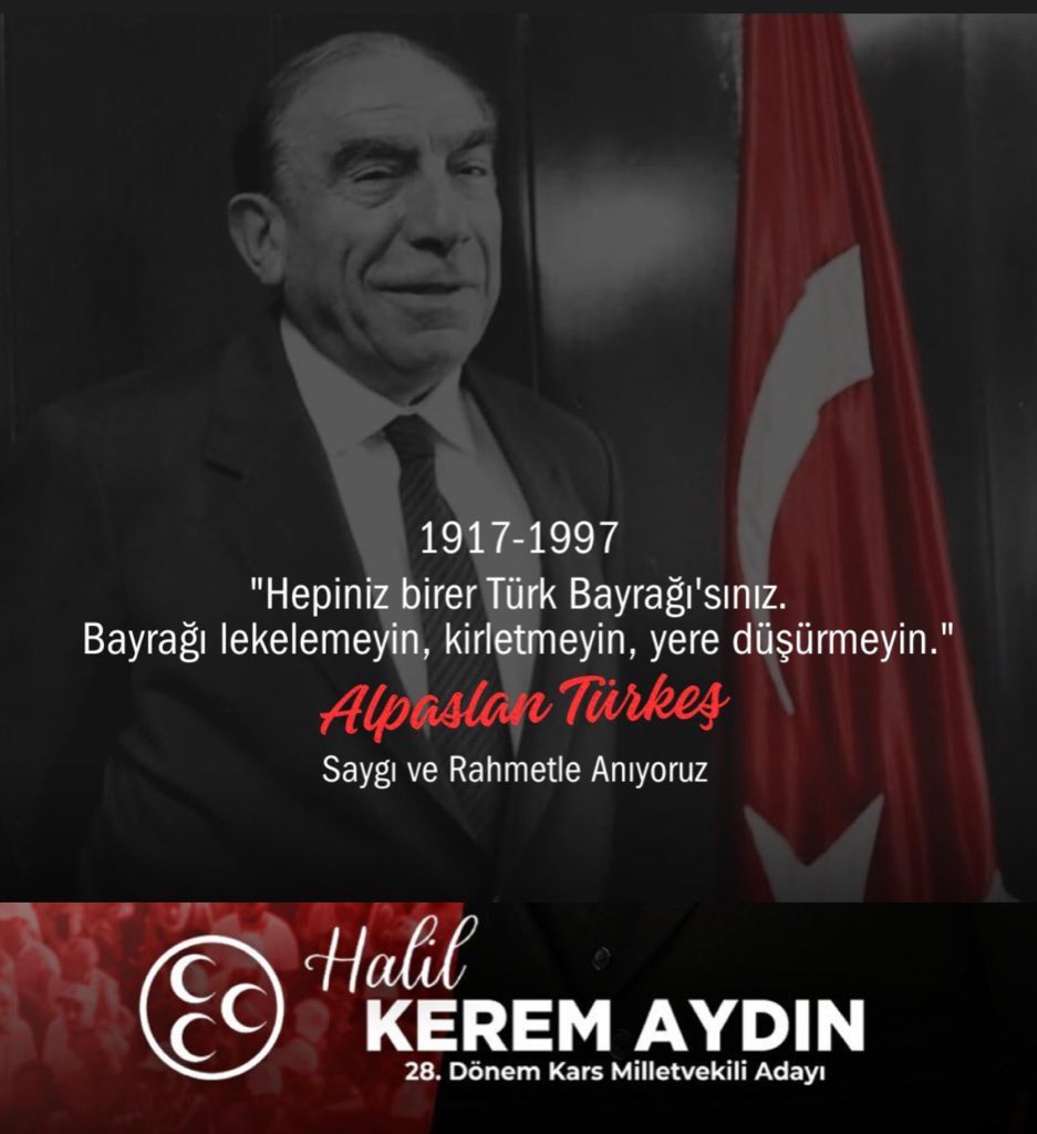 halilkeremaydn's tweet photo. Rahmet ve minnet ile…

4 Nisan 1997
#BaşbuğAlparslanTürkeş https://t.co/bScE21H1bz