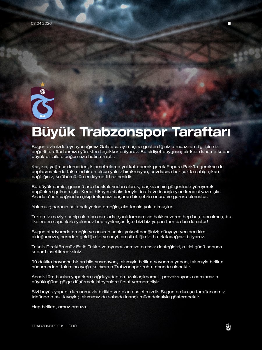 Trabzonspor tweet media