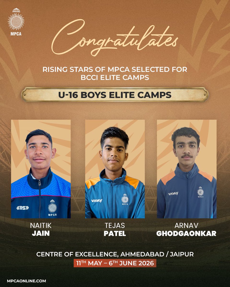 MP Cricket Association tweet media