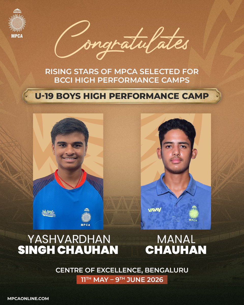 MP Cricket Association tweet media