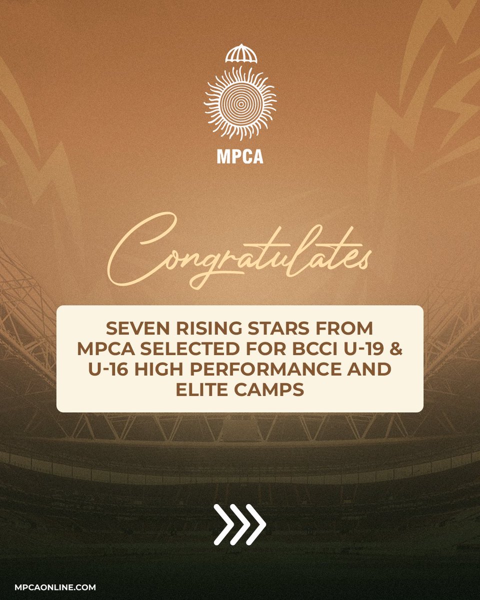 MP Cricket Association tweet media