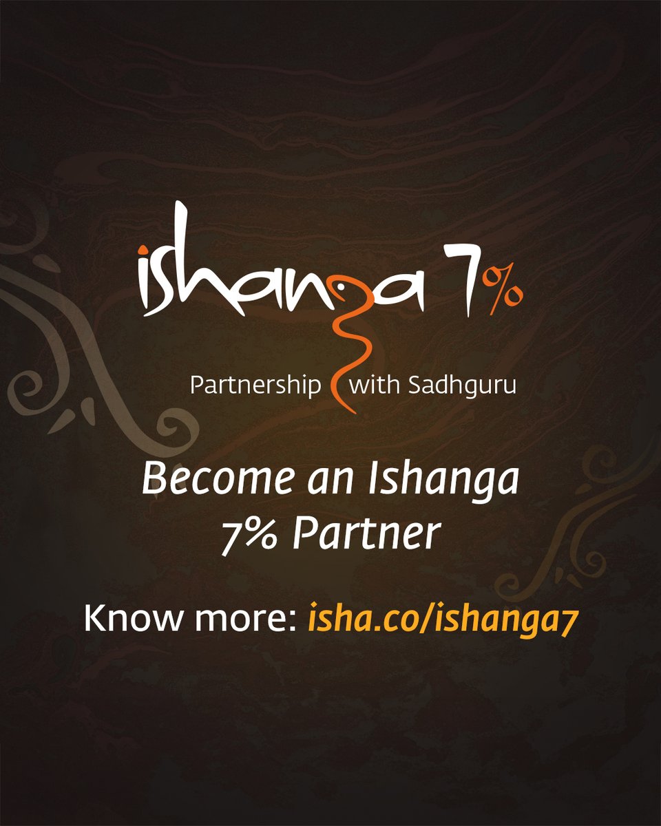ishafoundation's tweet photo. Swipe to read Prashanth's story of becoming an Ishanga 7% partner. https://t.co/Cx85ACtzFw