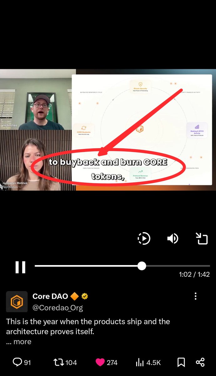 Clockswap's tweet photo. To buyback and burn $CORE tokens
👀
👀
👀
Burn ? 🧐 what's are they cooking 💥🤔
#CORE #BTCfi #Yield Damm again 😉🥶 #SatPay https://t.co/hcaRjELksF
