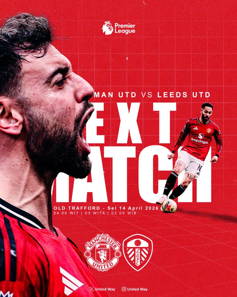 UtdWay_id's tweet photo. H-10 The Roses Rivalry! π΄βοΈβͺ
Menyisakan waktu 10 hari jelang pertemuan Man Utd dan Leeds United.
π
14 April
β° 02.00 WIB
ποΈ Old Trafford
Seberapa optimis kalian dengan performa tim untuk pertandingan ini?
#MUFC #MANUNITED #UtdWay https://t.co/l0siUNlXY9