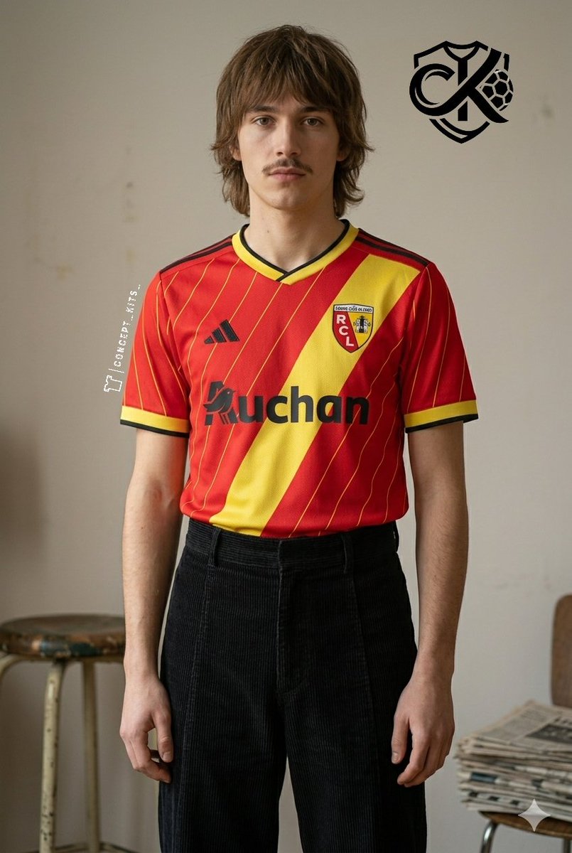 concept_kits_'s tweet photo. My 2026/27 RC Lens concept kit set for the move to adidas. Back to the future with three retro inspired concept designs

#rclens | #lensois | #sangetor | #lens | #rcl | #racingclubdelens | #bollaert | #stadebollaert | #allezlens https://t.co/E6JVAuWeJW