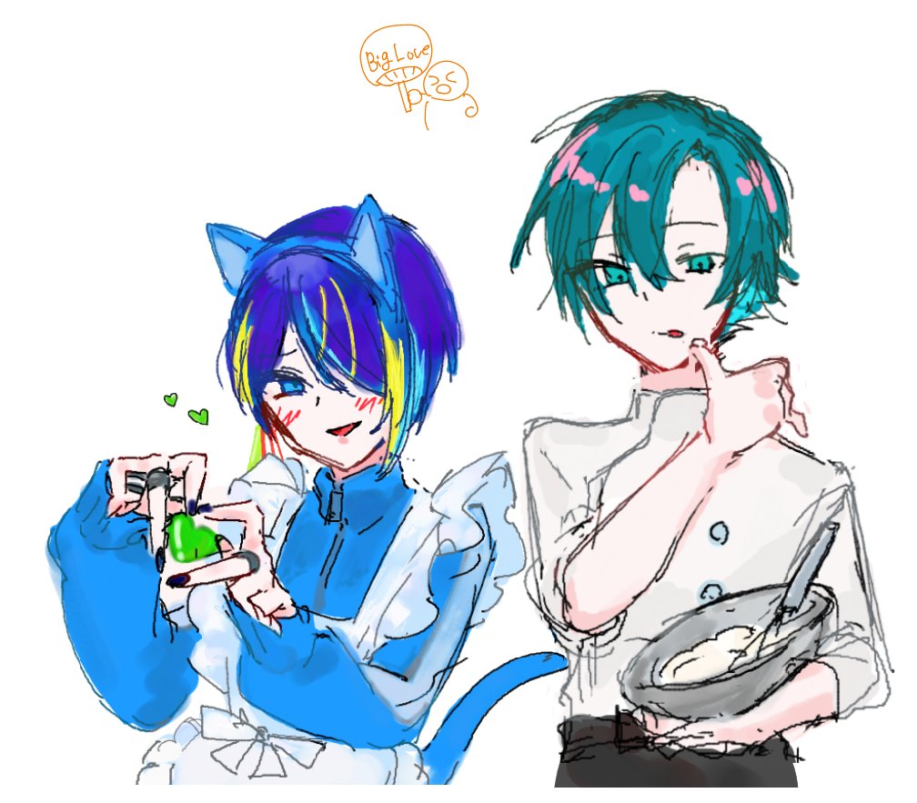 967110ubukoe's tweet photo. 昨日参加させていただいた絵チャ
描きたいもの描けて満足！！！ https://t.co/8YDIfPx8wT