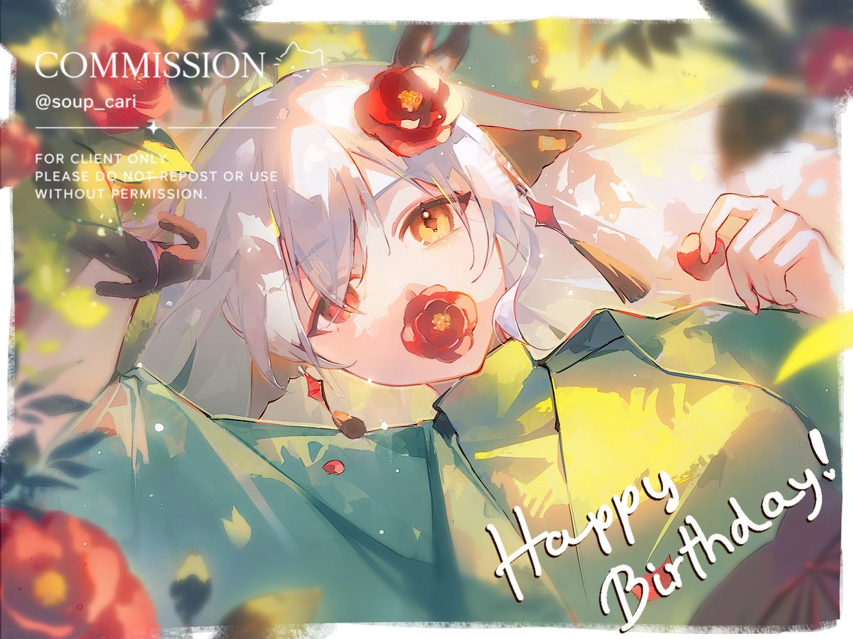 soup_cari's tweet image. Commission 💚❤️
#commission #cms #oc #artwork