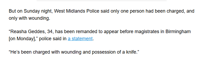 Quint69_'s tweet photo. @qsfkbwIhuWLhnjI White people aren't living to see 2126 and the world is going back to the stone age if we don't fix this shit. 

"Socioeconomic factors" didn't lead that black guy to stab a white father nearly to death in front of his family. 

And he wasn't charged with attempted murder. https://t.co/DpR4nXCCVZ