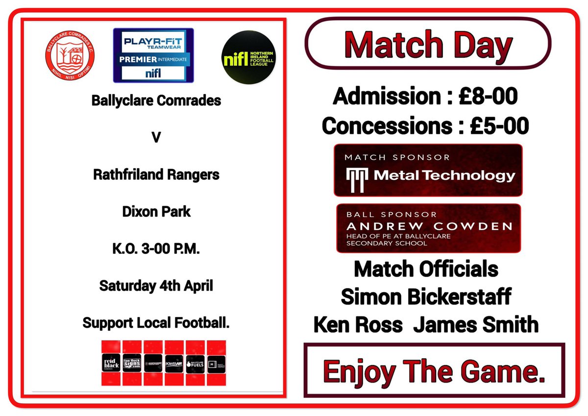 Ballyclare Comrades Fans tweet media