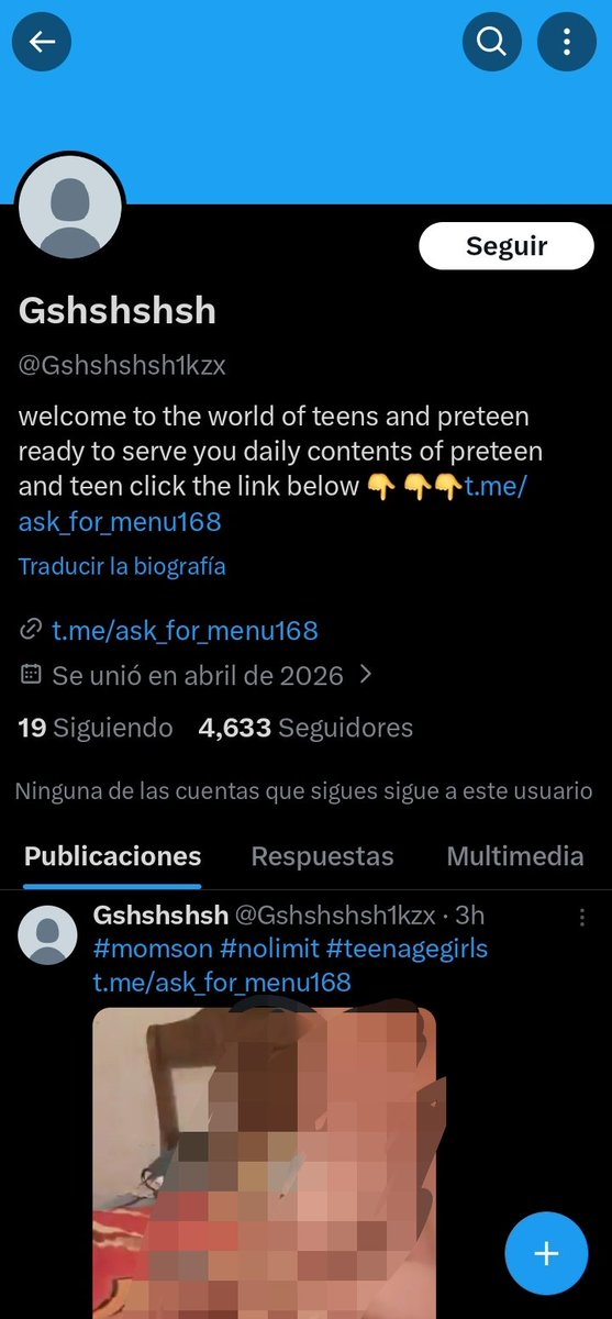 Danyanaconda's tweet photo. @Kotoriata Chicos me encontré con este post y esta lleno de esos videos 🤢🤢🤢
#reporten https://t.co/x2YaPTVcHK