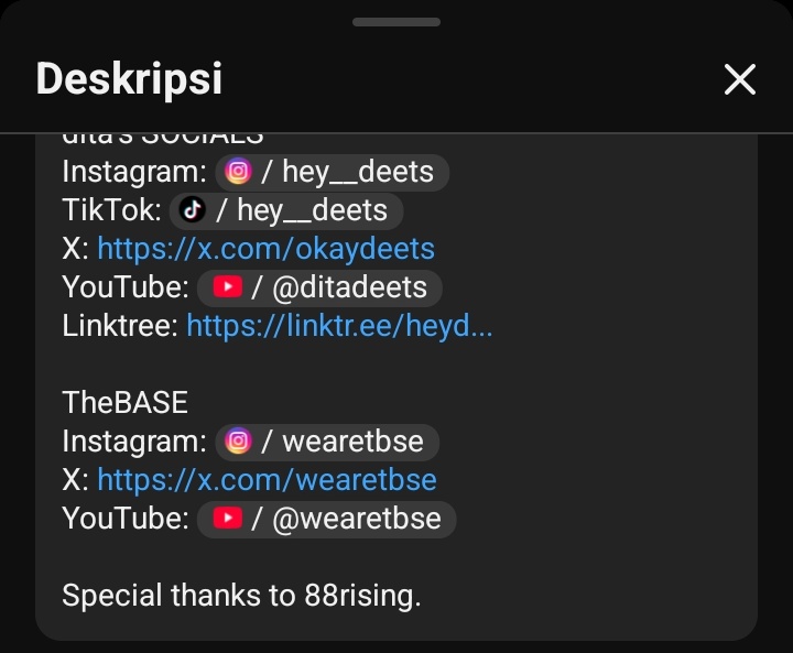 Uzuhiko_sam's tweet photo. Wah ada andil dari 88rising di lagu RIP 👀👀 https://t.co/euYYW2rElM