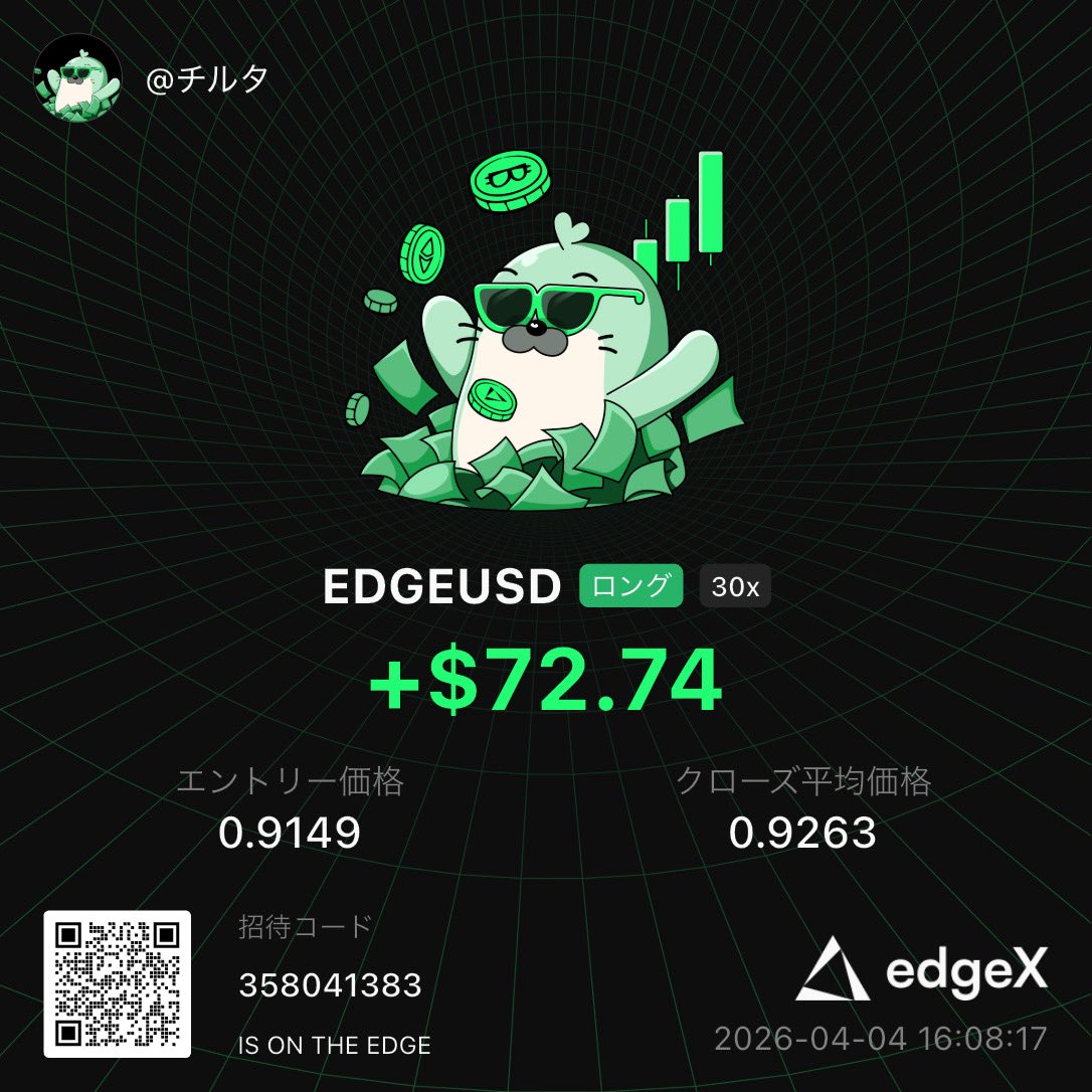Blocka_CHILTA's tweet photo. そーいえば昨日は美味しかった🥰
@edgeX_exchange https://t.co/ZNd6qwmWGV