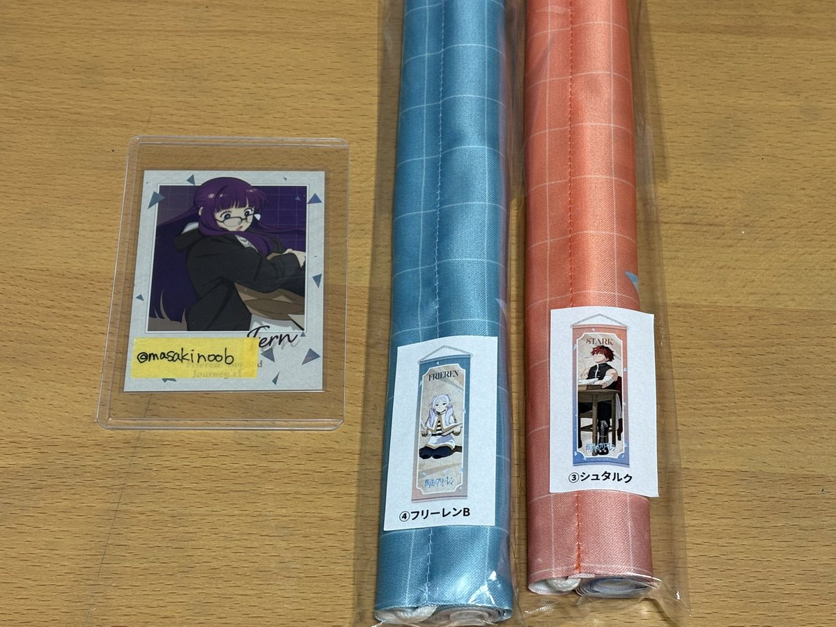 まさきん(アニメ用、お声かけ用)プロカ有り tweet media