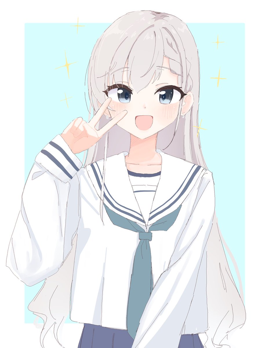 セーラーはーちゃん塗った🩵 