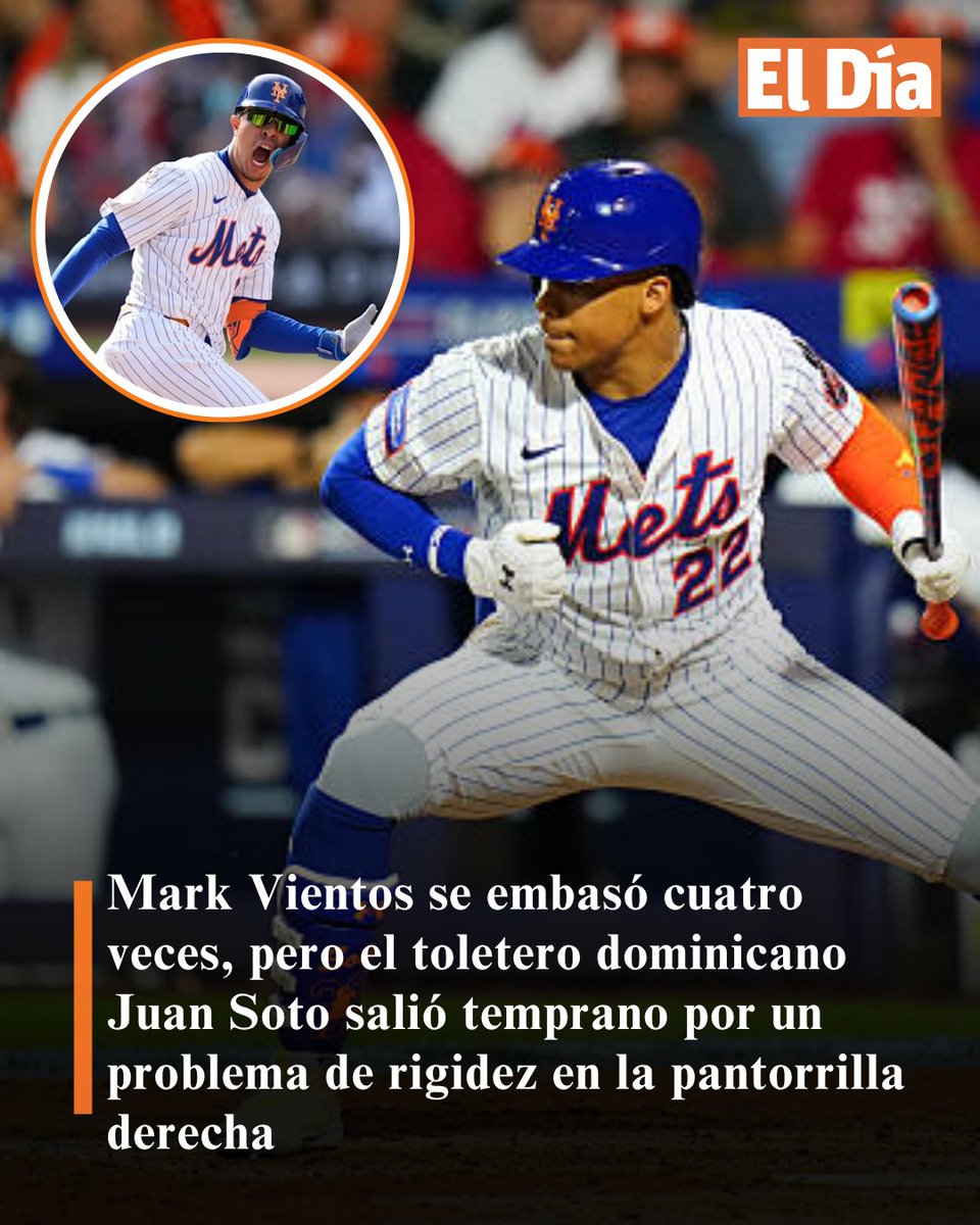 ElDia_do's tweet photo. Álvarez pega 2 jonrones y Mets respaldan a McLean en paliza de 10-3 a Gigantes

Más detalles en: https://t.co/3NYB7iv13E

#PeriódicoElDía #Álvarez #Mets #McLean #Gigantes #jonrones https://t.co/Sel4OwluBN