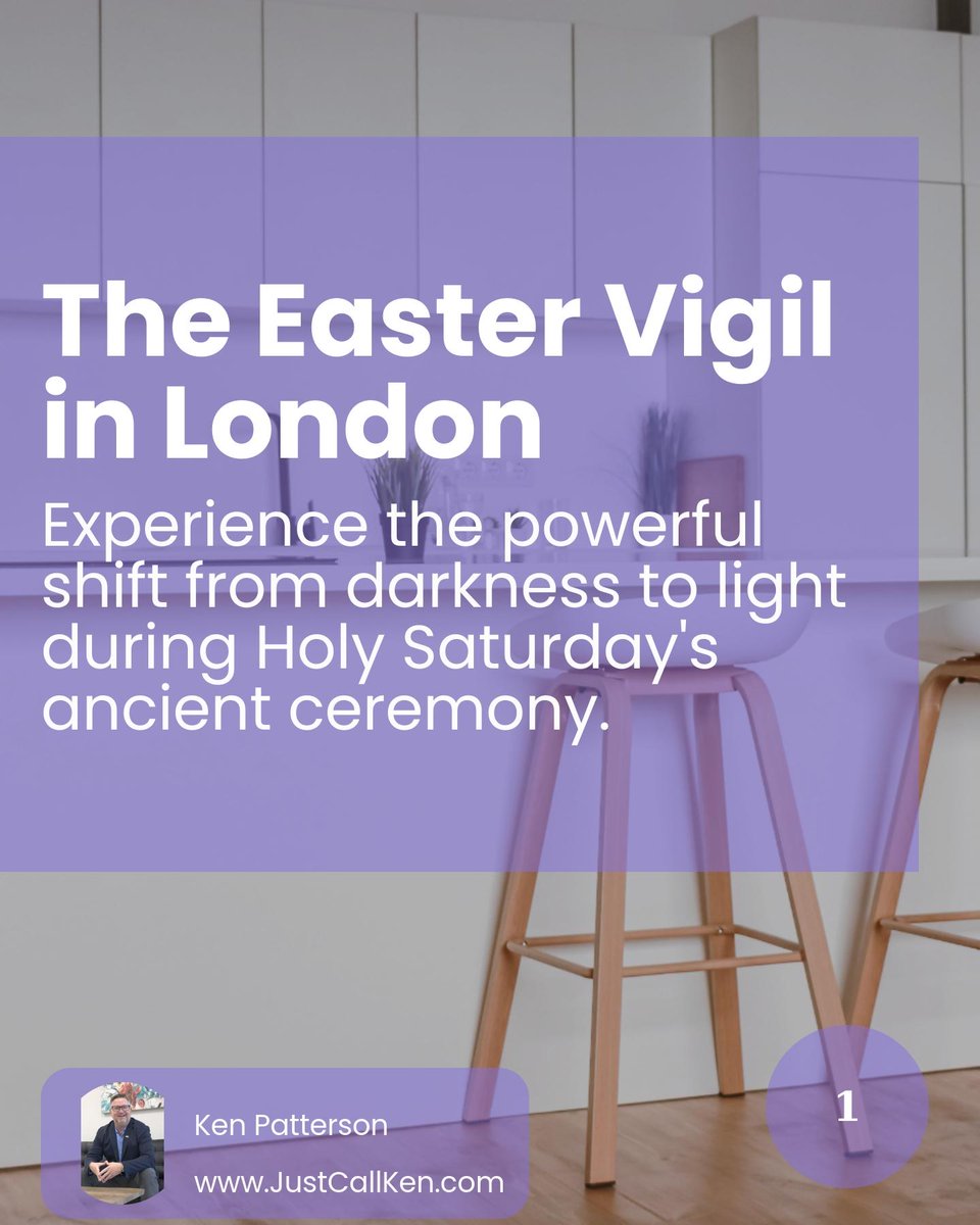 SoldWithKen's tweet photo. London holds its breath as darkness yields to flame. The Easter Vigil is a visceral journey from shadow to soul-piercing light, a centuries-old ritual made new. What part of your story awakens tonight? https://t.co/sf5Vq8CB9S
